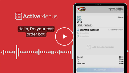 Spanish lunch rush order demo